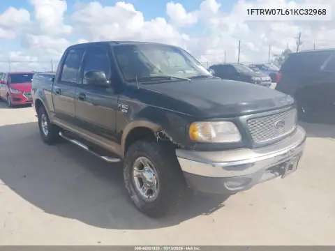 1FTRW07L61KC32968 — 2001 Ford F-150, Передняя часть, фото до ремонта