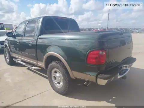 1FTRW07L61KC32968 — 2001 Ford F-150, фото 4 с аукциона IAAI, Передняя часть
