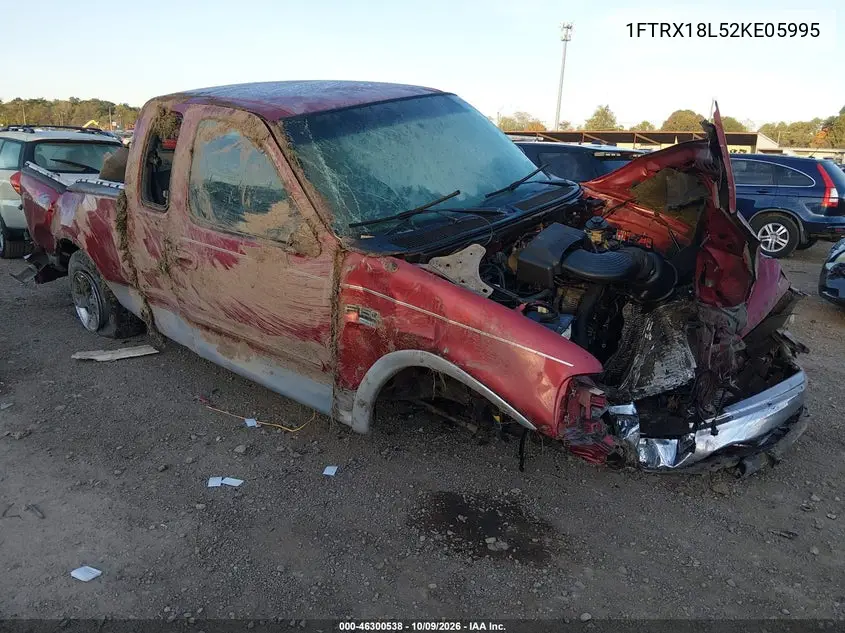 2002 Ford F-150 Lariat/Xl/Xlt VIN 1FTRX18L52KE05995 фото 1