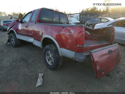2002 Ford F-150 Lariat/Xl/Xlt VIN 1FTRX18L52KE05995 фото 3