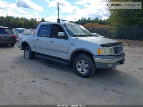 1FTRW08603KC56761 — 2003 Ford F-150, Естественный износ, фото до ремонта