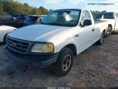 2003 Ford F-150 Xl/Xlt VIN 1FTRF17293NB51011 фото 2