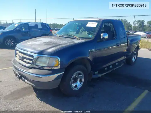 1FTRX07293KB30913 — 2003 Ford F-150, фото 3 с аукциона IAAI, Задняя часть