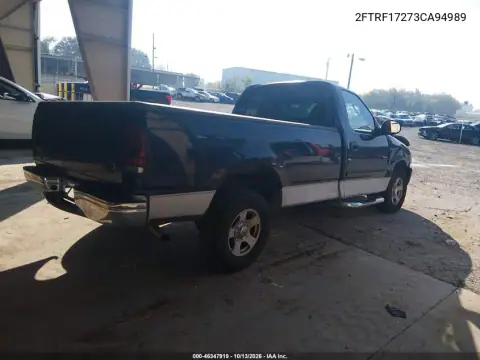 2FTRF17273CA94989 — 2003 Ford F-150, фото 4 с аукциона IAAI, Боковая часть