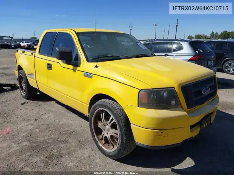 1FTRX02W64KC10715 — 2004 Ford F-150, Левая сторона, фото до ремонта