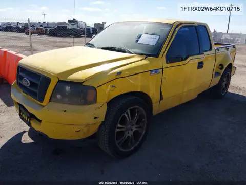 2004 Ford F-150 Stx/Xlt VIN 1FTRX02W64KC10715 фото 2