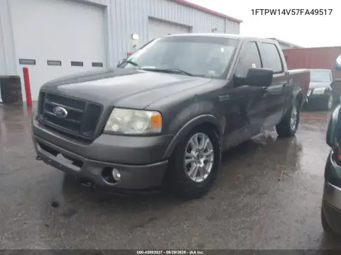 2007 Ford F-150 Fx4/Lariat/Xlt VIN 1FTPW14V57FA49517 фото 2