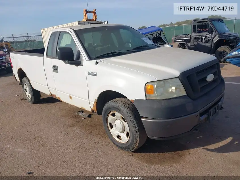 2007 Ford F-150 Stx/Xl/Xlt VIN 1FTRF14W17KD44719 фото 2