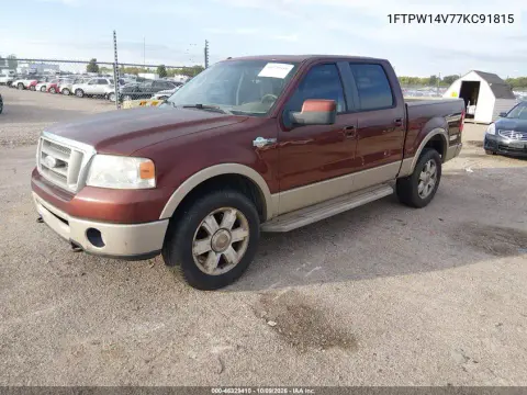 2007 Ford F-150 Fx4/Lariat/Xlt VIN 1FTPW14V77KC91815 фото 3