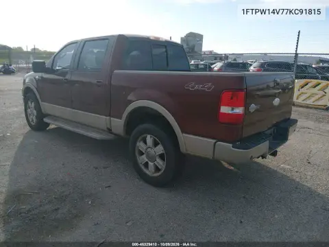 2007 Ford F-150 Fx4/Lariat/Xlt VIN 1FTPW14V77KC91815 фото 4