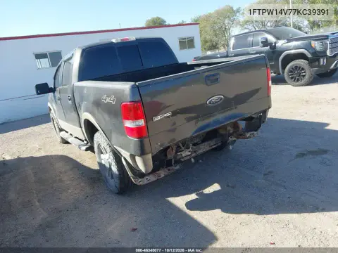 1FTPW14V77KC39391 — 2007 Ford F-150, Сзади, фото до ремонта