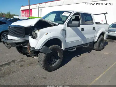 1FTPW14V27FB43726 — 2007 Ford F-150, фото 2 с аукциона IAAI, Передняя часть
