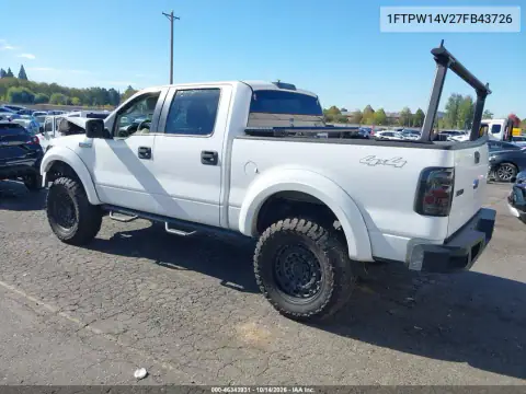 1FTPW14V27FB43726 — 2007 Ford F-150, фото 3 с аукциона IAAI, Передняя часть