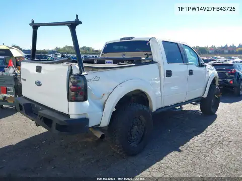 1FTPW14V27FB43726 — 2007 Ford F-150, фото 4 с аукциона IAAI, Передняя часть