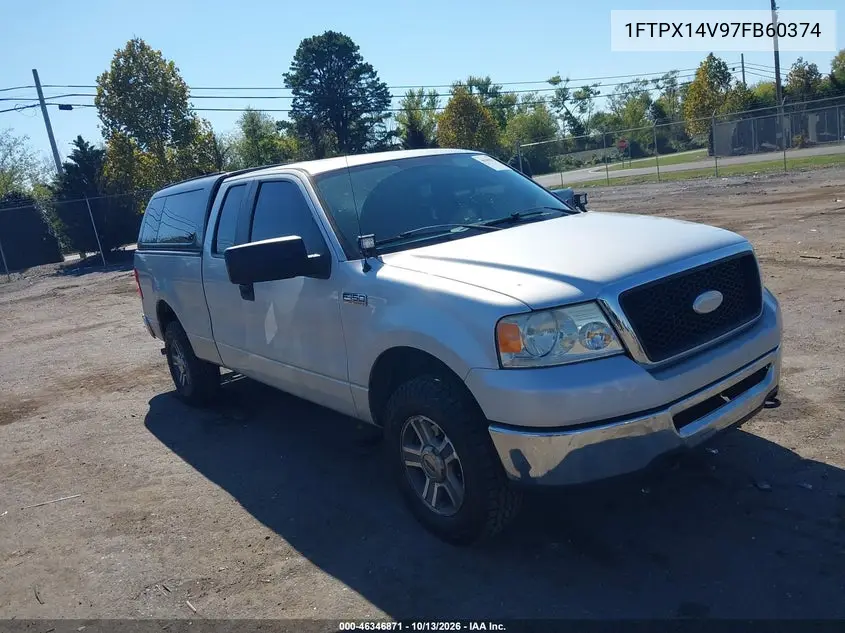 1FTPX14V97FB60374 — 2007 Ford F-150, фото 2 с аукциона IAAI, Боковая часть