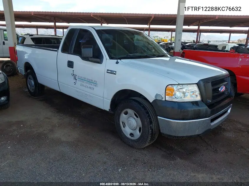 2008 Ford F-150 Stx/Xl/Xlt VIN 1FTRF12288KC76632 фото 2