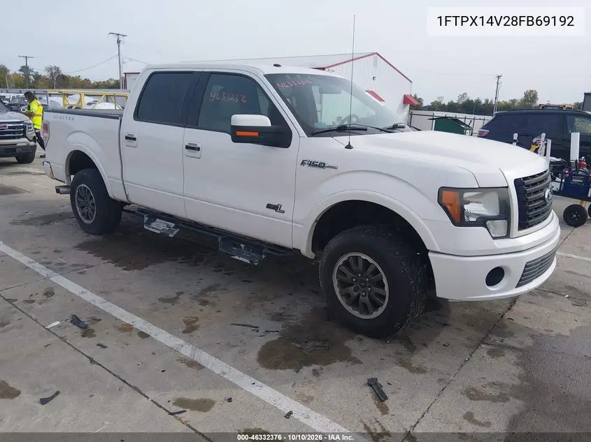 2008 Ford F-150 Xlt VIN 1FTPX14V28FB69192 фото 1