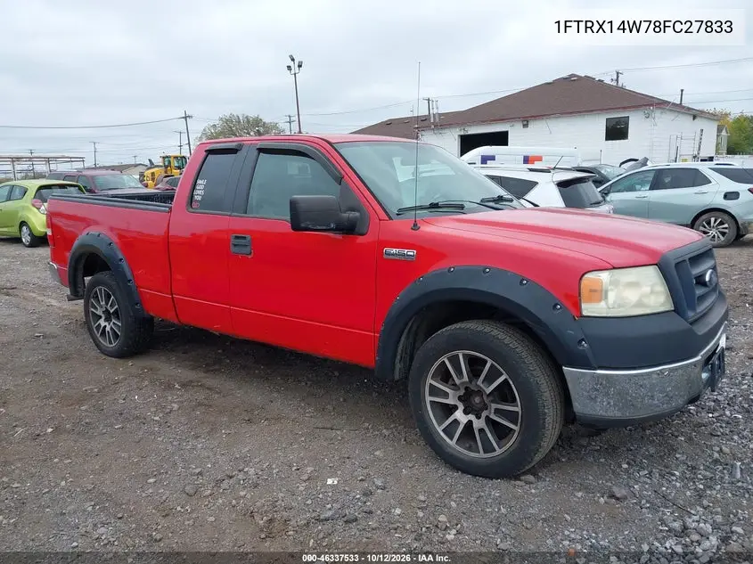 2008 Ford F-150 Stx/Xl/Xlt VIN 1FTRX14W78FC27833 фото 1