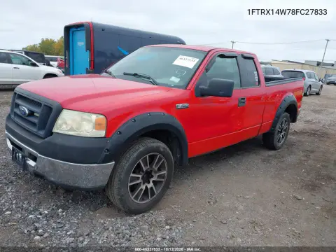 2008 Ford F-150 Stx/Xl/Xlt VIN 1FTRX14W78FC27833 фото 2