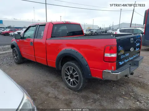 2008 Ford F-150 Stx/Xl/Xlt VIN 1FTRX14W78FC27833 фото 3