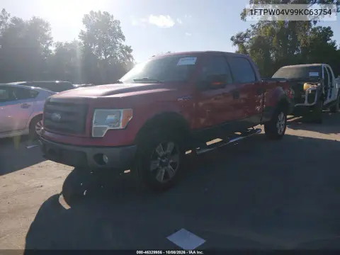 2009 Ford F-150 Fx4/Xlt VIN 1FTPW04V99KC63754 фото 3