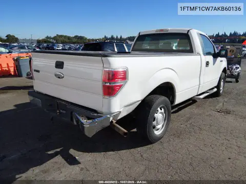 2010 Ford F-150 Stx/Xl/Xlt VIN 1FTMF1CW7AKB60136 фото 5
