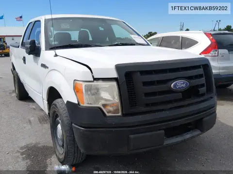 1FTEX1CW8AKB59202 — 2010 Ford F-150, Справа сзади, фото до ремонта