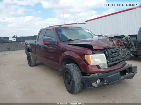 1FTEX1C86AFA04187 — 2010 Ford F-150, Передняя и задняя части, фото до ремонта