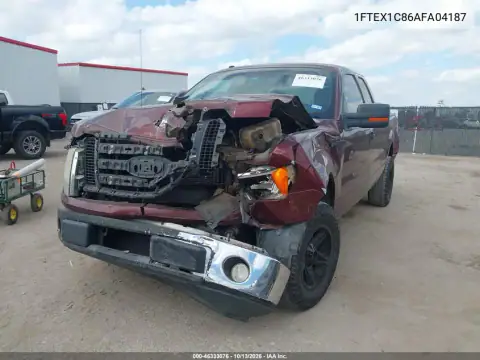 1FTEX1C86AFA04187 — 2010 Ford F-150, фото 3 с аукциона IAAI, Передняя и задняя части