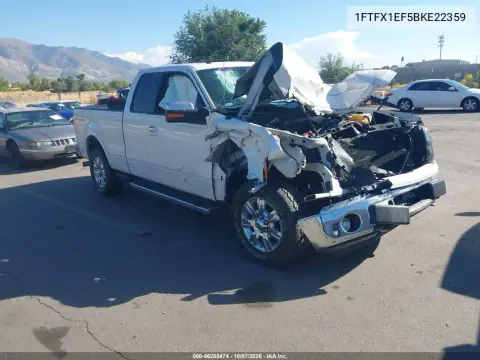 1FTFX1EF5BKE22359 — 2011 Ford F-150, Передняя часть, фото до ремонта