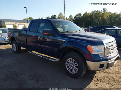 1FTVX1EF2BKD05611 — 2011 Ford F-150, Неизвестные повреждения, фото до ремонта
