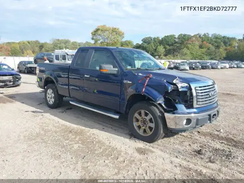 1FTFX1EF2BKD72777 — 2011 Ford F-150, Естественный износ, фото до ремонта