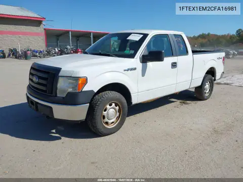 2012 Ford F-150 Xl VIN 1FTEX1EM2CFA16981 фото 2