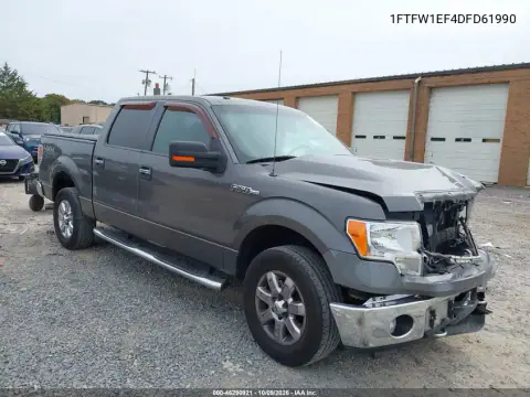 1FTFW1EF4DFD61990 — 2013 Ford F-150, Передняя часть, фото до ремонта