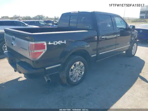 2013 Ford F-150 Platinum VIN 1FTFW1ET5DFA15517 фото 5