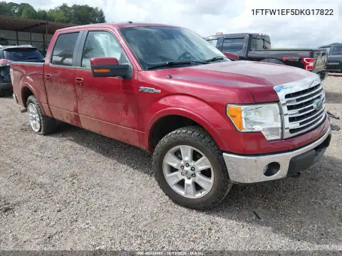 1FTFW1EF5DKG17822 — 2013 Ford F-150, Левая сторона, фото до ремонта