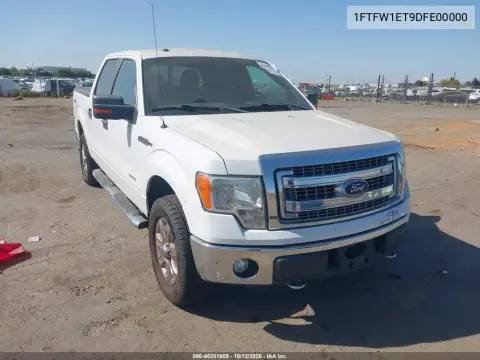 1FTFW1ET9DFE00000 — 2013 Ford F-150, Естественный износ, фото до ремонта