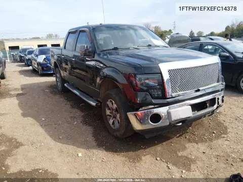1FTFW1EFXEFC14378 — 2014 Ford F-150, Передняя часть, фото до ремонта