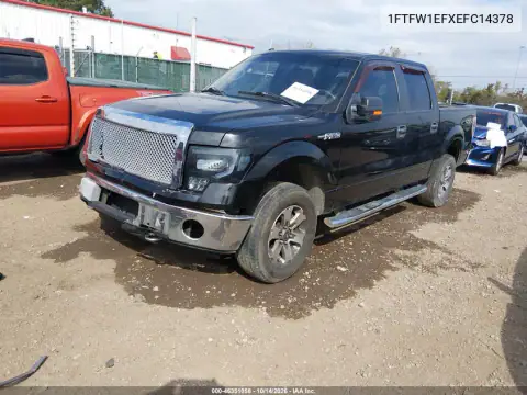 1FTFW1EFXEFC14378 — 2014 Ford F-150, фото 3 с аукциона IAAI, Передняя часть