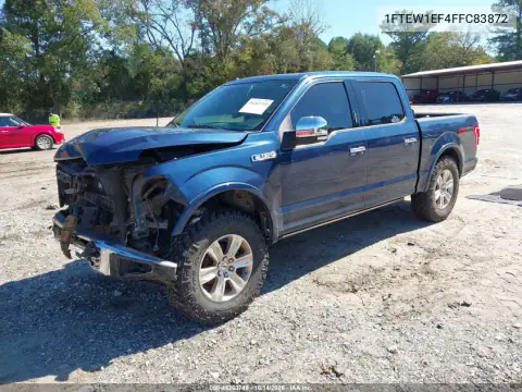 1FTEW1EF4FFC83872 — 2015 Ford F-150, фото 2 с аукциона IAAI, Передняя часть