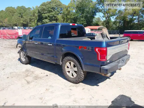 1FTEW1EF4FFC83872 — 2015 Ford F-150, фото 3 с аукциона IAAI, Передняя часть