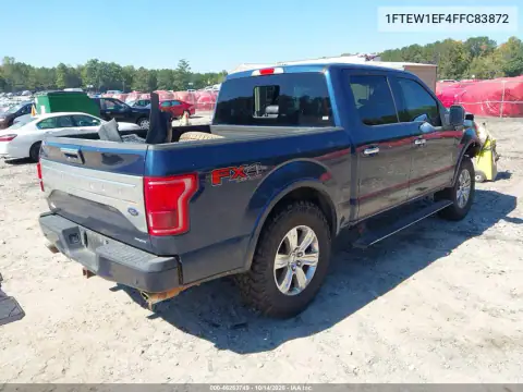 1FTEW1EF4FFC83872 — 2015 Ford F-150, фото 4 с аукциона IAAI, Передняя часть