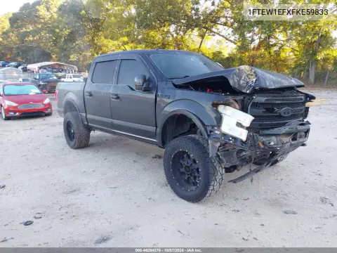 1FTEW1EFXFKE59833 — 2015 Ford F-150, Передняя часть, фото до ремонта