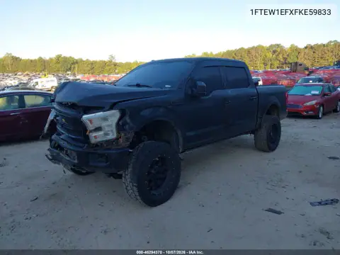 2015 Ford F-150 Lariat VIN 1FTEW1EFXFKE59833 фото 3