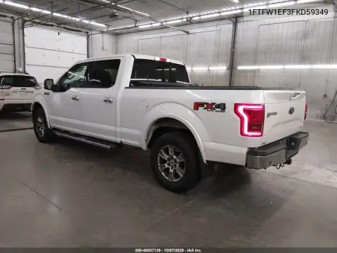2015 Ford F-150 Lariat VIN 1FTFW1EF3FKD59349 фото 4