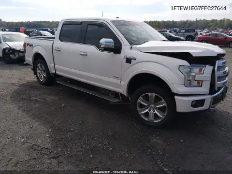 1FTEW1EG7FFC27644 — 2015 Ford F-150, Передняя часть, фото до ремонта