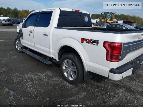 1FTEW1EG7FFC27644 — 2015 Ford F-150, фото 4 с аукциона IAAI, Передняя часть