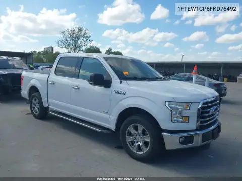 1FTEW1CP6FKD76492 — 2015 Ford F-150, Сзади слева, фото до ремонта