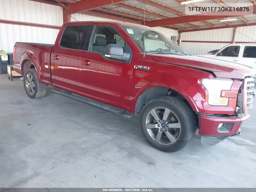 2016 Ford F-150 Xlt VIN 1FTFW1EF3GKE16876 фото 2