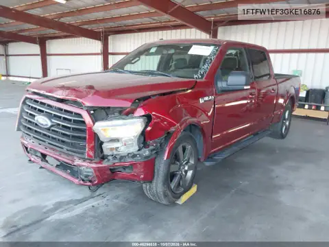 2016 Ford F-150 Xlt VIN 1FTFW1EF3GKE16876 фото 3